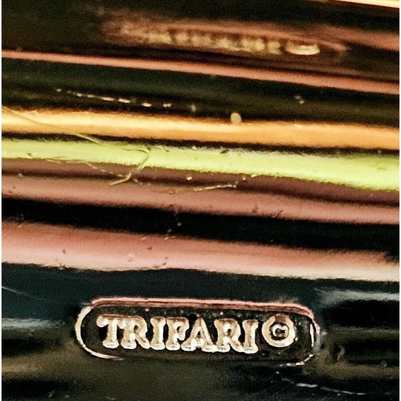 TRIFARI LOT Brooch & Chain Rope Necklace Seed Bead Statement VTG EUC Valentine! - Picture 9 of 12